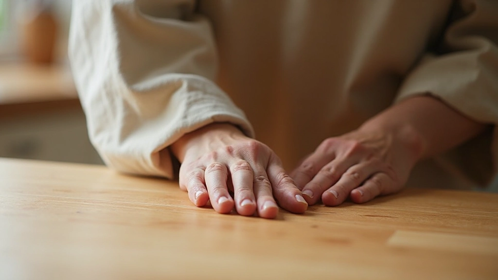 Close-up of natural wood grain texture with warm lighting, showing the beauty and character of authentic timber in kitchen design